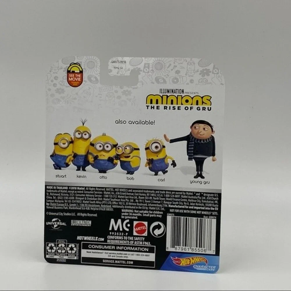 NIB Hot‎ Wheels Minions Young Gru